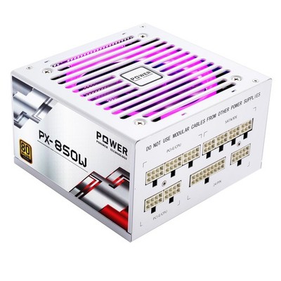 850W PSU   Fully Modular 850 Watt Power Supply, 80 Plus Gold, Silent RGB Fan,...