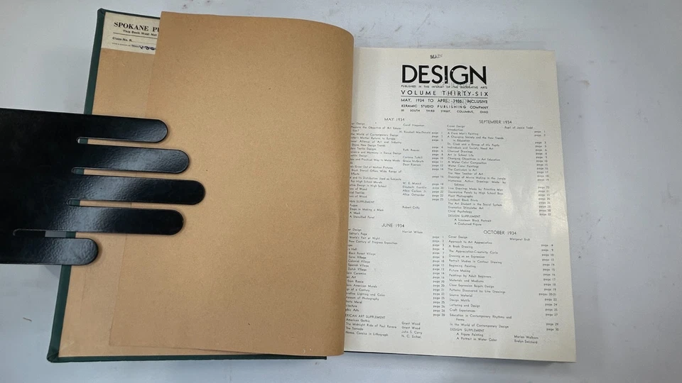 Bound Magazine: Design: May 1934 to April 1935 - Image 2 of 4