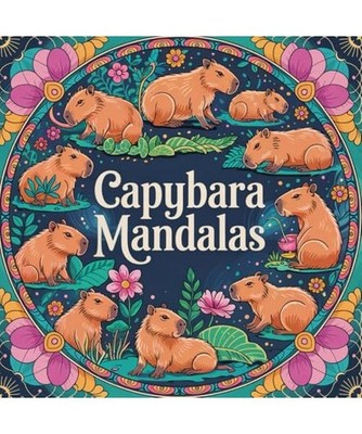 Capybara-Mandalas: Ausmalen, entspannen und in die Welt der sanften Riesen einta