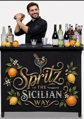 PORTABLE BARS BARTENDER BAR MOBILE SPRITZ BAR BRANDING  SPRITZ  COCKTAILS STAND