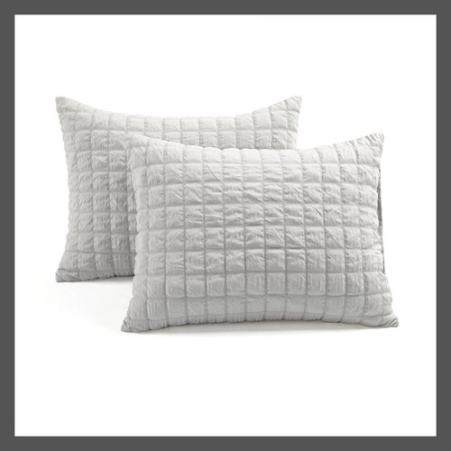 Lush Décor 2pc Twin/Twin Extra Long Crinkle Textured Dobby Comforter Set Light