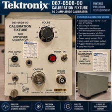 Tektronix 067-0508-00 50 Ohm Amplitude Calibrator Calibration Fixture Vintage