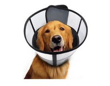 Soft Dog Cone for Dogs After Surgery, Breathable Pet Recovery Collar Medium B36