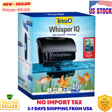 Tetra Whisper IQ Power Filter 45 Gallon with Stay Clean Technology - 215GPH NEW