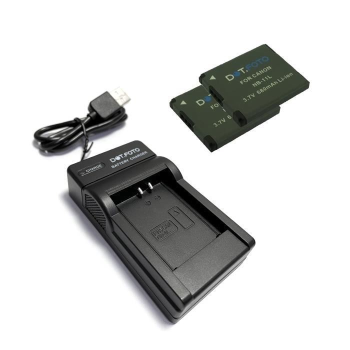 2x NB-11L Battery & USB Charger for Canon IXUS 145 160 240HS / PowerShot SX410IS