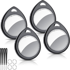 Air Tracker Tags-4 Pack, 5.3 Bluetooth Tracker Work with Apple Find My Ios Only