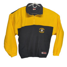 Vintage 1997 Pittsburgh Steelers 1/4 Quarter Zip Fleece Jacket Men  s Medium