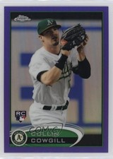2012 Topps Chrome Retail Purple Refractor Collin Cowgill #178 0c4