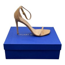 Stuart Weitzman Shoes Womens Size 10 Beige Nudistcurve 100 Sand Patent Heels
