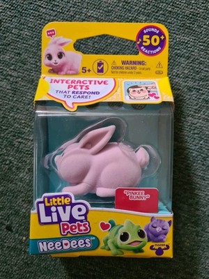 Little Live Pets Needees interaktives Haustier Pinkee Bunny brandneu versiegelte Verpackung