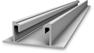 K2 Systems K2 BasicRail 22, Schnellmontageschiene, Länge 5,95m, Aluminium, silbe