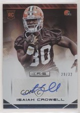 2014 Panini Rookies & Stars 29/32 Isaiah Crowell #139 Auto rd4