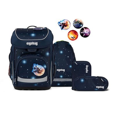 Schulranzen Jungen Ergobag CUBO KoBärnikus 5-teiliges Set Schultasche