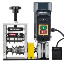 CREWORKS 180W Electric Wire Stripping Machine max.1.18in. Automatic Stripper