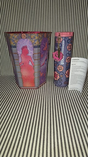 WICKED GLINDA PINK HEX POPCORN TIN BUCKET REGAL UNIVERSAL ARIANA GRANDE HEXAGON - Picture 12 of 12