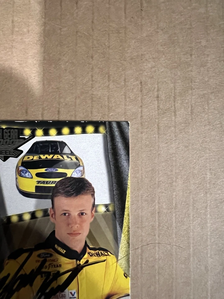 AUTOGRAPHED MATT KENSETH 2000 High Gear Wheels #66 NASCAR Racing Card - Image 4 of 4