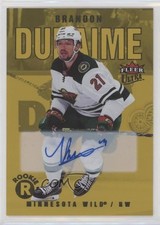 2021 Fleer Ultra Rookies Tier Gold Rainbow Foil 1/10 Brandon Duhaime Auto 0gn4