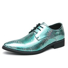 Shiny Patent Leather Business Formal Lace-up Groom's Wedding Shoes for Men