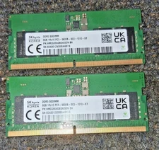 SK Hynix 16GB (2x8GB) DDR5 5600MHz SODIMM Gaming Laptop RAM PC5-44800 1Rx16