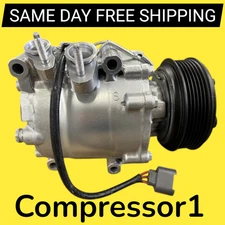 AC Compressor Fits 2002 2003 2004 2005 Honda Civic 1.7L