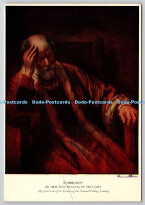 D304829 Rembrandt Ein alter Mann sitzt in Gedanken Treuhänder der Nationalgalerie