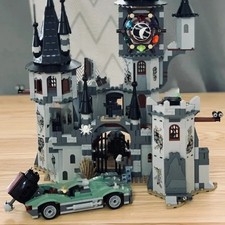 940Pcs MOC 9468 Vampire Castle Building Block Monster Cart Toy Boy Halloween Gif
