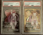 Pokémon Japanese Glory Of Team  Rocket Mewtwo Ex SR & UR PSA 10 Seq