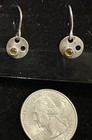 Elegant Yellow Citrine Modernist Sterling Silver Drops Earring 925 Artisan — photo 2
