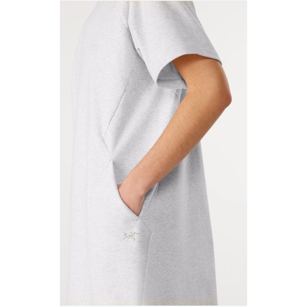 Abito donna Arc'teryx XS grigio chiaro Momenta collo largo tasche cambio