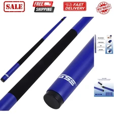 58" 2-Piece Fiberglass Graphite Composite Billiard Pool Cue Sticks Several Co...