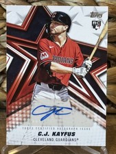 C.J. CJ KAYFUS 2026 Topps Series 1 #BSA-CJK Rookie RC Auto Autograph GUARDIANS
