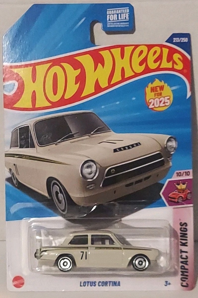 Hot Wheels Compact Kings 10/10 Lotus Cortina 213/250 New For 2025