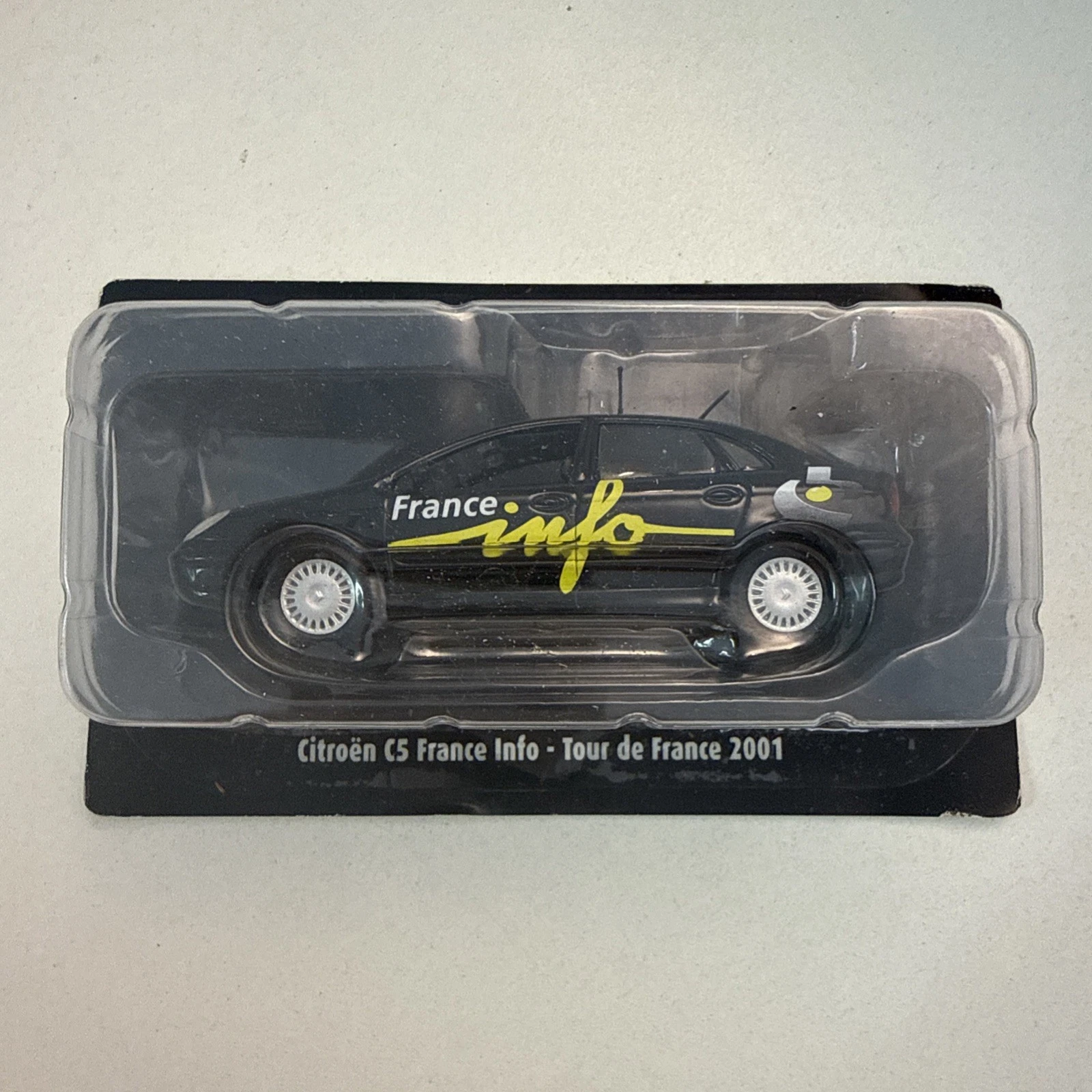 Voiture Miniature Citroën C5 France Info Tour De France 2001 Échelle 1/43