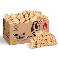 200 Natural Firelighters for Wood Burners Fire Lighters Firelighter for Stove 0.10 per lighter