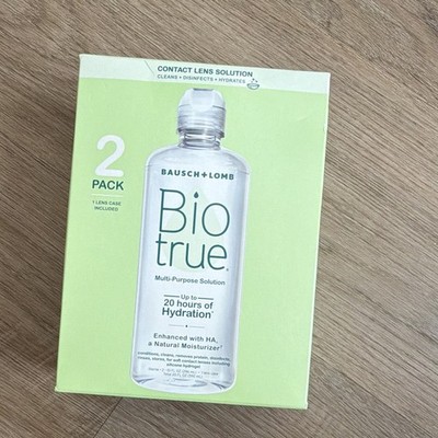 Bausch + Lomb BioTrue Multipurpose Contact Lens Solution 2 Pack 10 fl oz w/ Case