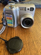 Nikon CoolPix 4300 4.0 MP HD Digital Camera Silver With Battery