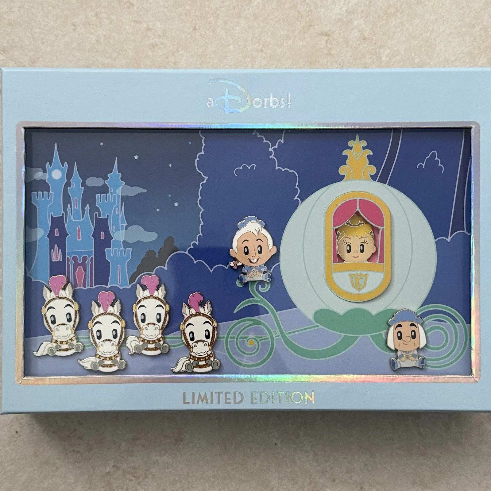 Disney WDI MOG Cinderella Adorbs LE 300 Pin Set
