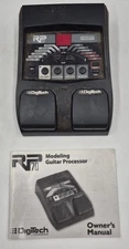 DIGITECH RP70 MODELING GUITAR PROCESSOR & INSTRUCTIONS RP70V-01 NO POWER SUPPLY