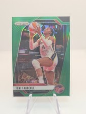2024 Panini WNBA Prizm Temi Fagbenle Green Holo Prizm #136 Indiana Fever