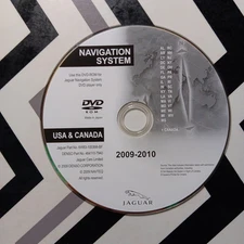 08-09 Jaguar X150 XK XF Navigation System Disc DVD USA Canada 6W8310E898BF OEM