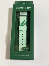 Lacoste Apple Watch Band 38/40 MM Compatible Green 2050019 Sealed NEW in box