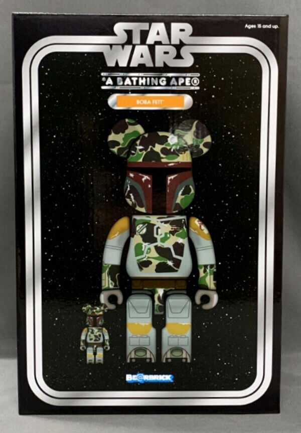 ABC CAMO BOBA FETT BE@RBRICK 100% & 400%