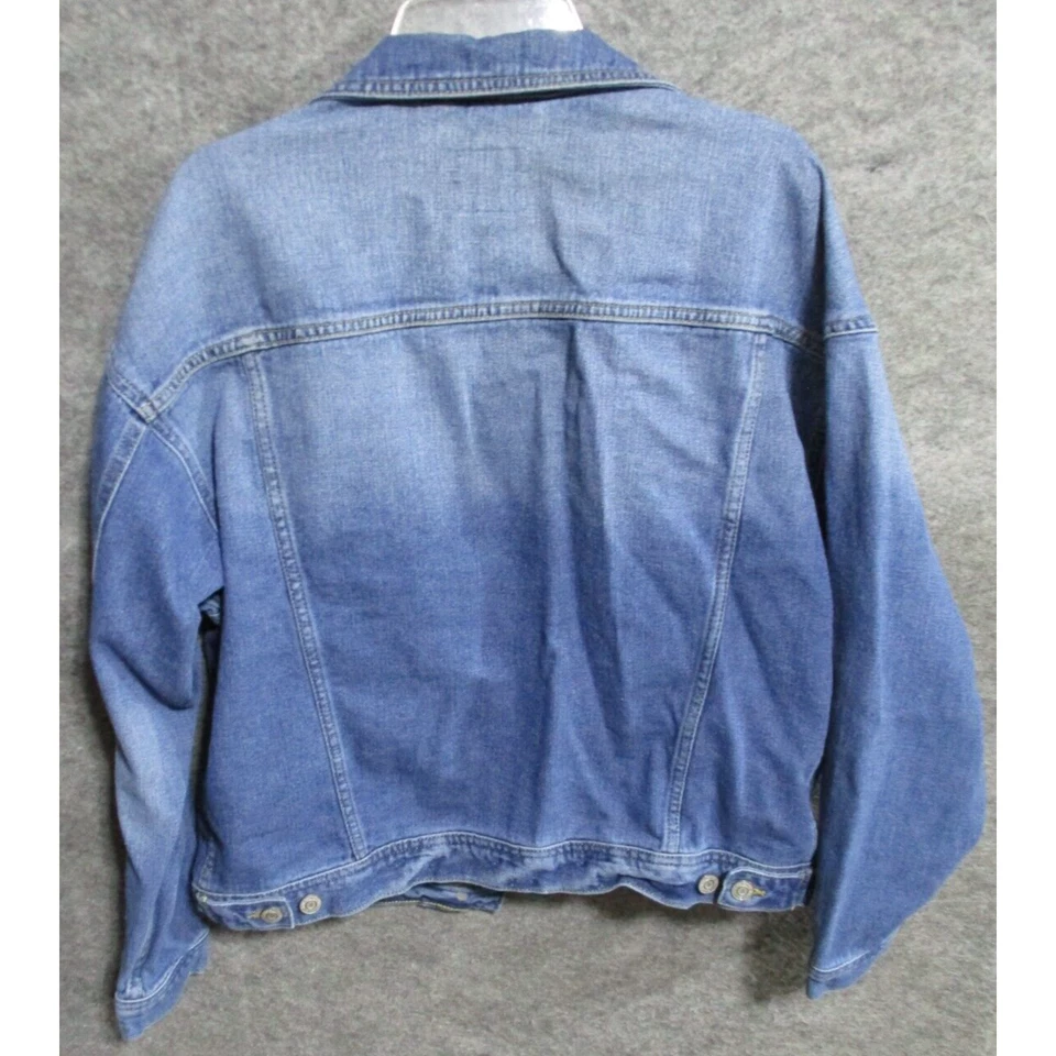 Chaqueta de Camionero YMI Denim Para Mujer Talla Grande Vaquera Western Bolsillos con Botones Y2K Foto 2 de 4