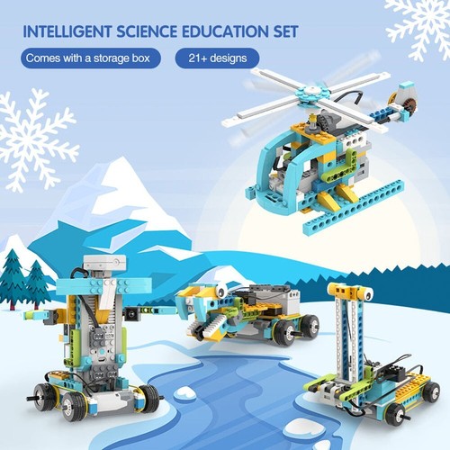 Building Blocks Set – 22 In 1 DIY Robot & Machine Building Kit for Kids-606PCS - Picture 4 of 14