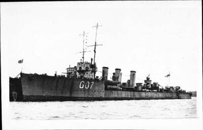 British Royal Navy Battleship Destroyer HMS Tancred SHIPPING NAVAL OLD PHOTO