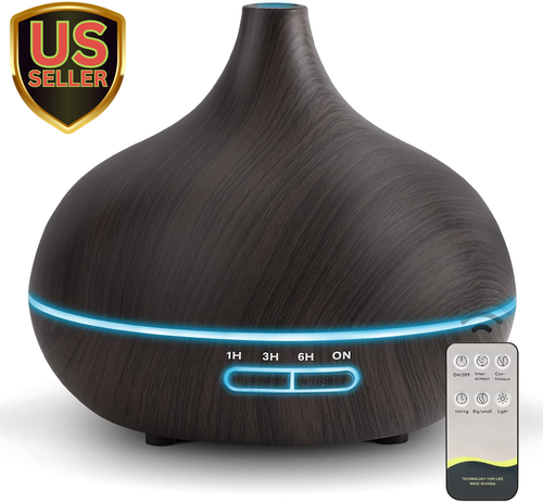 Diffusers for Essential Oils Large Room, 550Ml Essential Oil Diffusers with R...