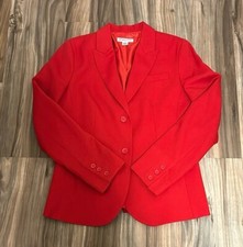 Vintage Pendleton 100 wool red Blazer size 10
