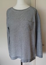 Whistles Women's Sweatshirt UK 12 Grey Long Sleeve Crew Neck Pullover FLAWED