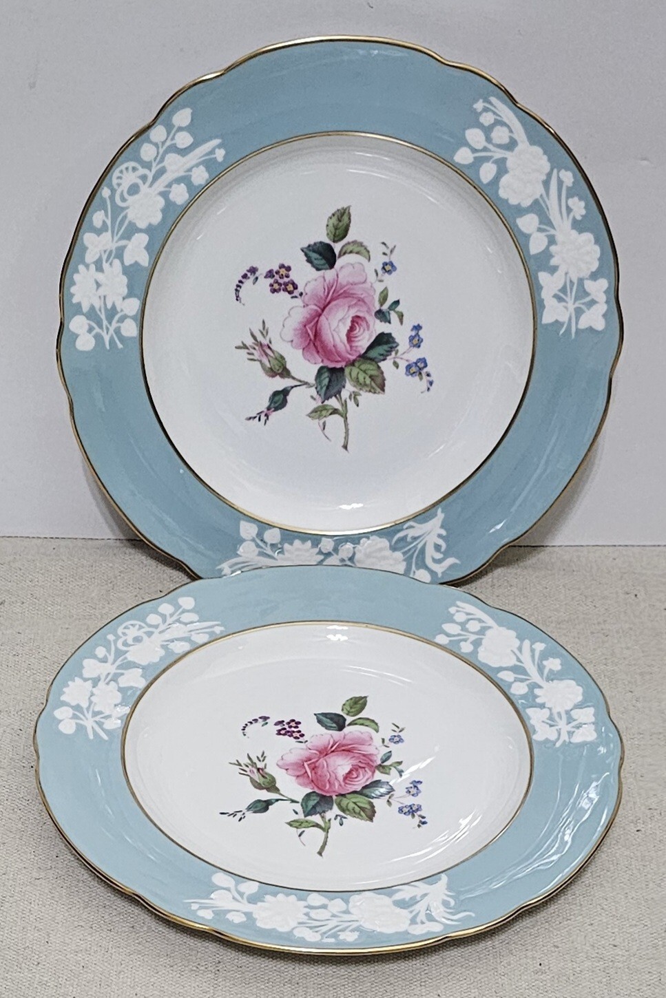 SET of 2 - Spode Old Colony Rose 8