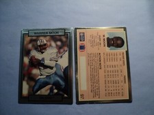 1990 Hi-Pro Marketing Gold Football Card #97 Warren Moon Oilers EX AUCT#9266